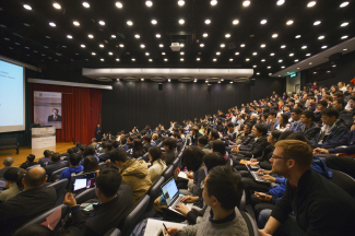 The Nobel Laureate Distinguished Lecture by Professor Eric S. Maskin attracts a large size of audience.